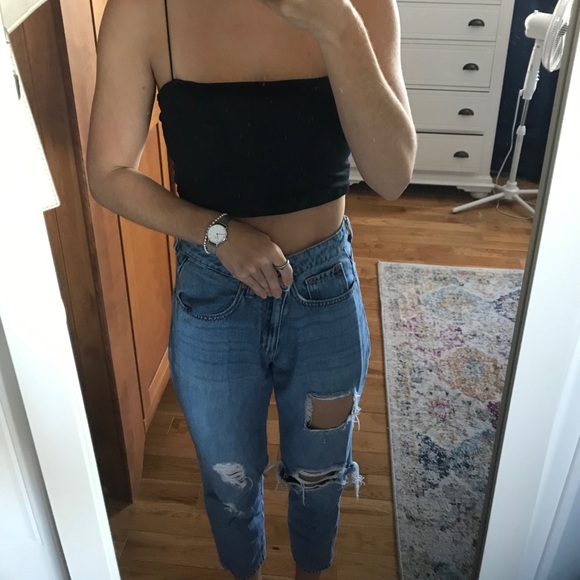 Highwaisted boyfriend jeans - Picture 1 of 2